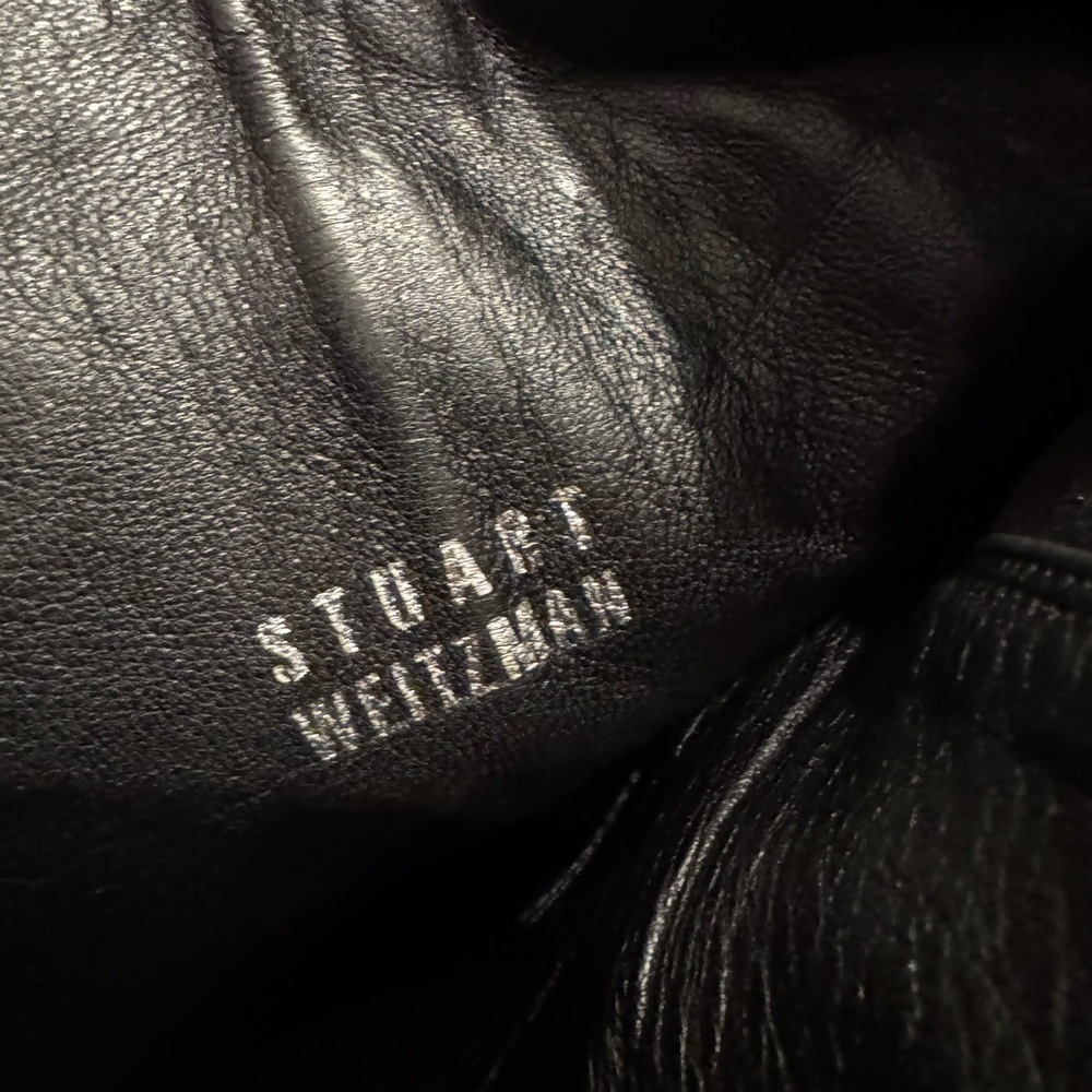 Stuart Weitzman black suede over-the-knee boots - Picture 9 of 10